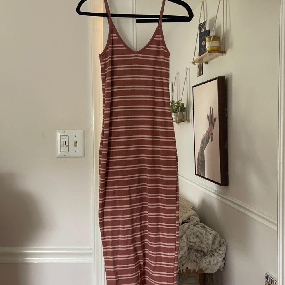 Midi stripped dress, Target, size small